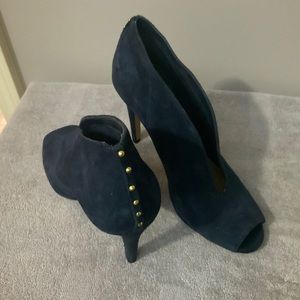 Blue suede shoes.  Gently worn